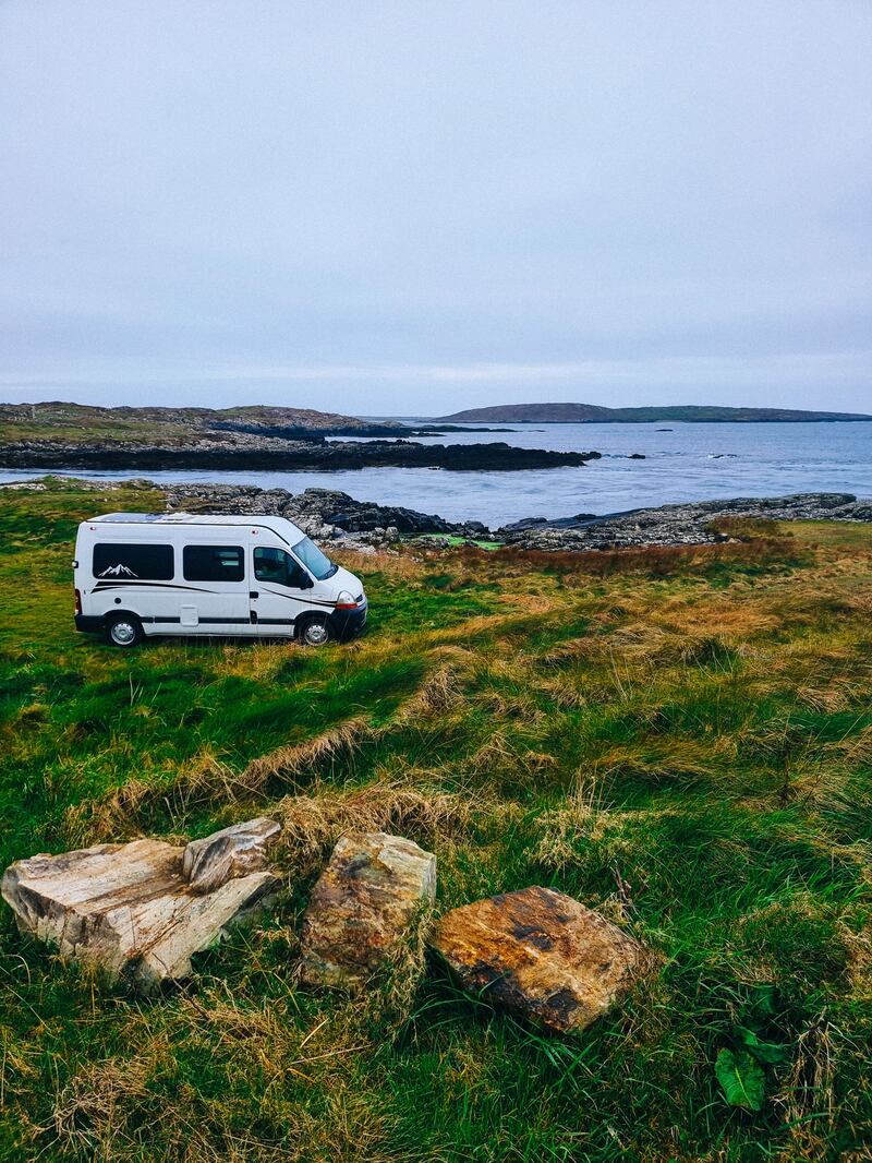 Photographer Ruth Medjber's campervan.
