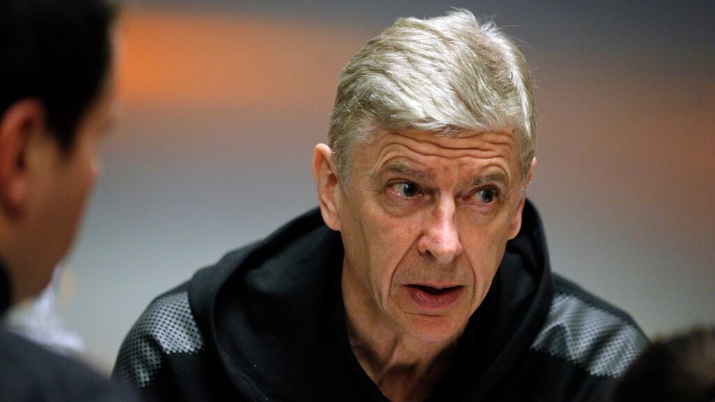 Arsenal manager Arsene Wenger: “The Europa League is one of the big targets now.” Photograph: Sergei Chirikov/EPA