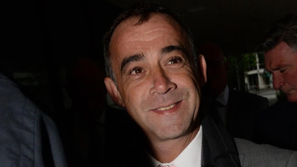 Michael Le Vell, who plays Kevin Webster in the TV soap Coronation Street, arrives at Manchester Crown Court to face child sex offences this morning. The actor faces 12 charges of sex offences against children, including five counts of rape, three counts of indecent assault, two counts of sexual activity with a child and two counts of causing a child to engage in sexual activity. The offences allegedly took place between 2002 and 2012. Photograph: Nigel Roddis/Getty Images