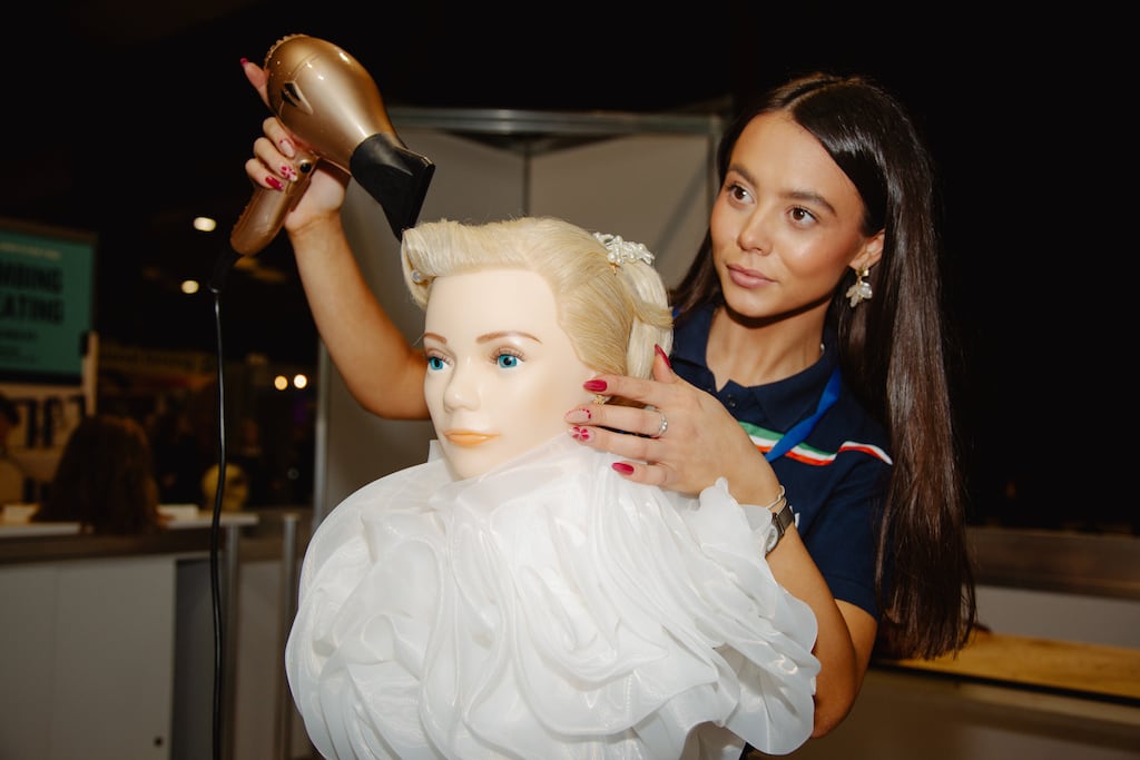 Emma Grant at WorldSkills in RDS