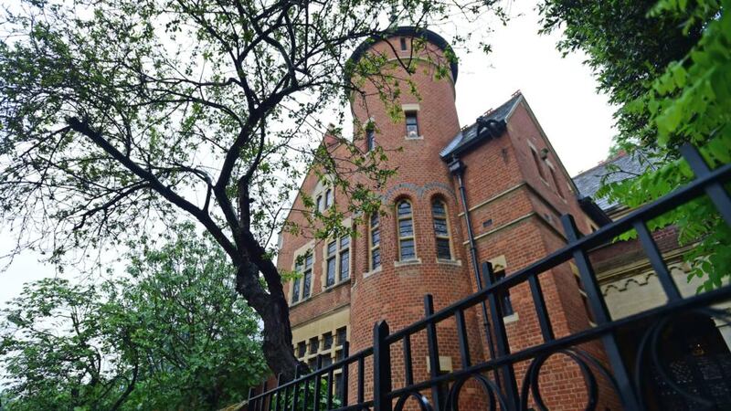 Jimmy Page v Robbie Williams: Tower House, the Led Zeppelin guitarist’s Kensington home. Photograph: David Mirzoeff/PA Wire