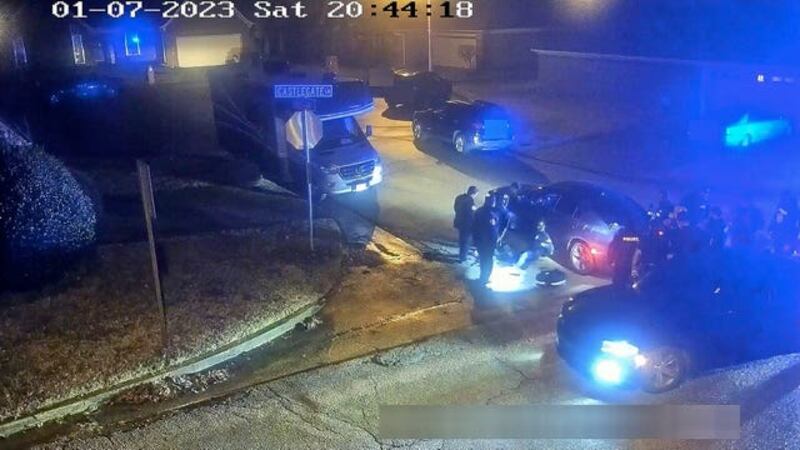 Video footage of assault of Tyree Nichols. Photograph: AP