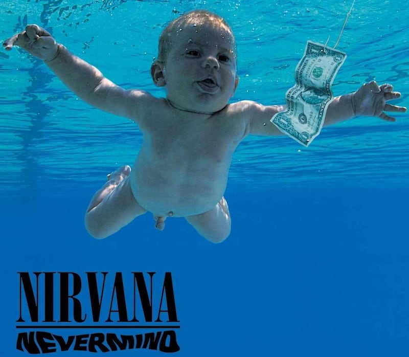 The well-known album cover for Nirvana’s ‘Nevermind’