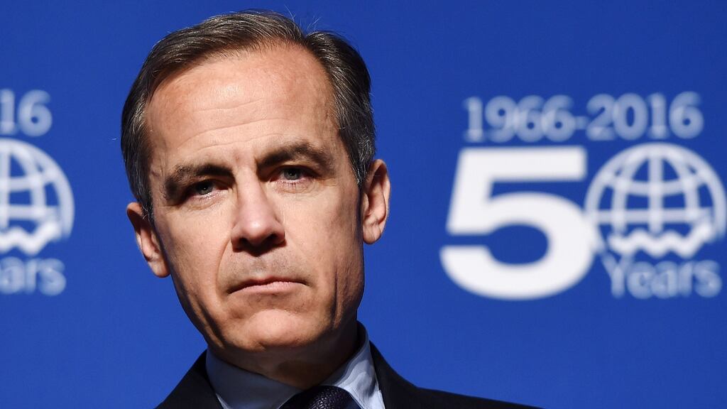 Bank of England Governor Mark Carney said that recent pay figures suggest there is still enough slack in the labour market to maintain the benchmark rate at 0.5 per cent for now.