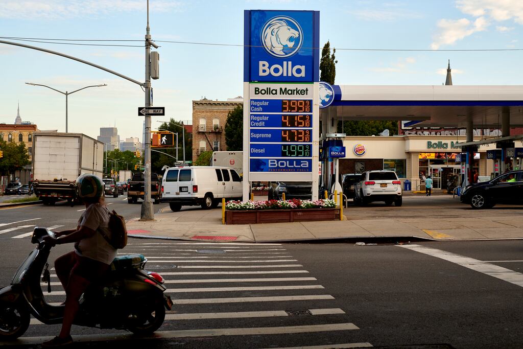 The drop in petrol prices has been welcomed by the Biden administration, which for months has been orchestrating a campaign to lower them. Photograph: Gabby Jones/New York Times