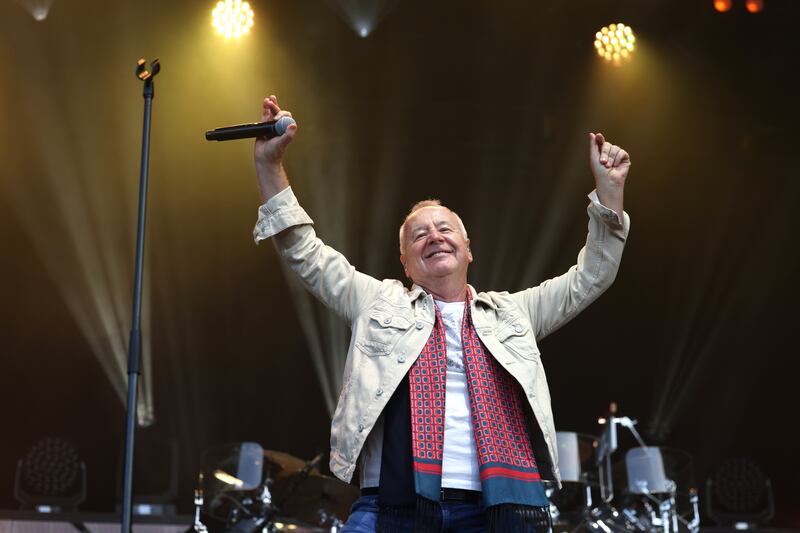 Simple Minds in Dublin. Photograph: Dara Mac Dónaill