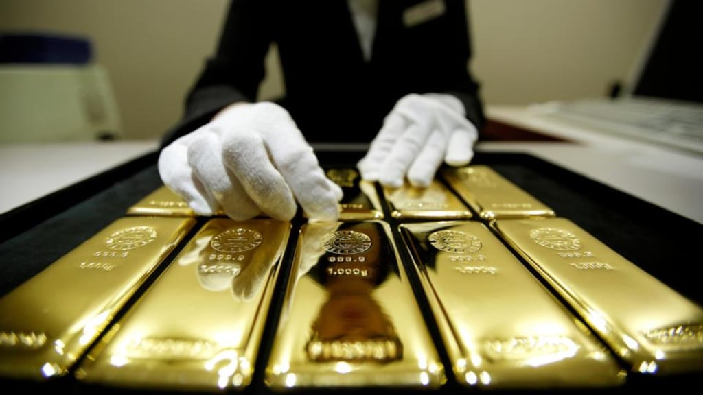 Precious: gold should form part of a diversified pension investment. Photograph: Kiyoshi Ota/Bloomberg