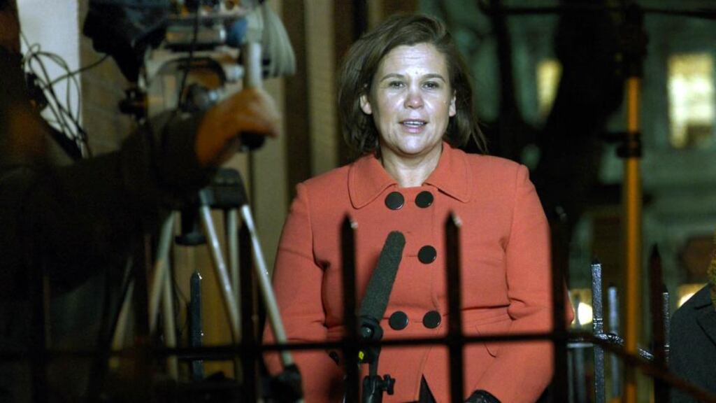 Sinn Féin deputy leader Mary Lou McDonald raised the matter of John McNulty’s appointment to the IMMA board with Tánaiste Joan Burton, saying it appeared to be a case of jobs for the boys. Photograph: Brenda Fitzsimons/The Irish Times.