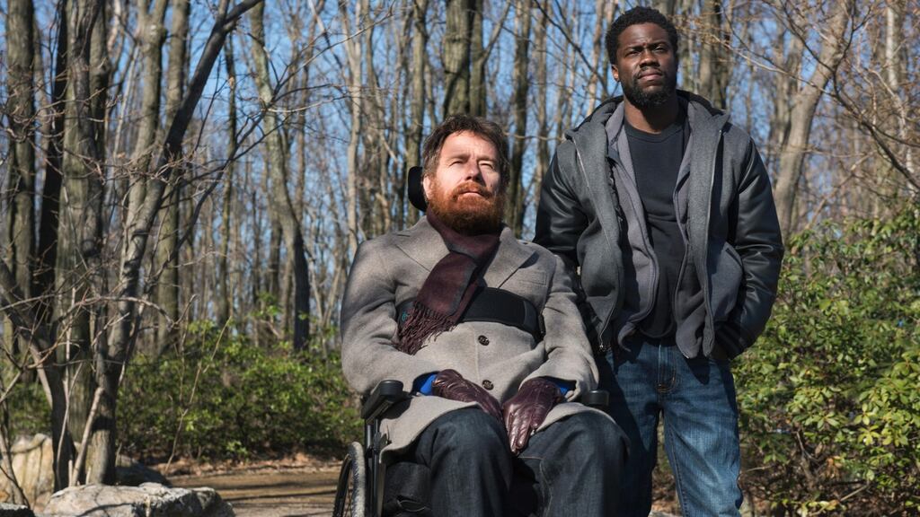 The Upside: Bryan Cranston and Kevin Hart. Photograph: David Lee