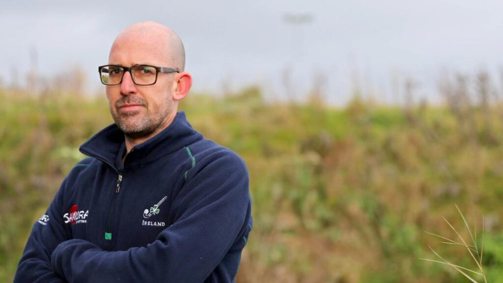 Andrew Meredith: “It was the toughest test we could have to start off and I’m really proud of the effort.” Photograph: Ryan Byrne/Inpho