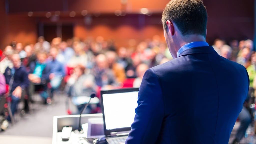 Going without PowerPoint has forced lecturer Paul O’Donovan to go “back to my tools”. Photograph: iStock