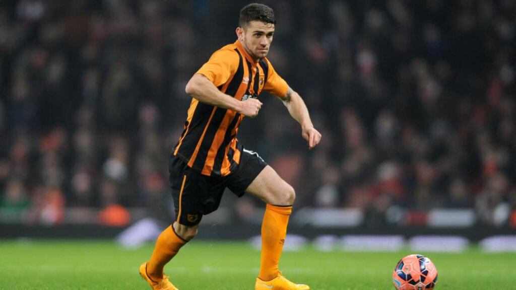 Robbie Brady has joined Norwich City from Hull City on a deal believed to be worth €10m. Photograph: Daniel Hambury/PA