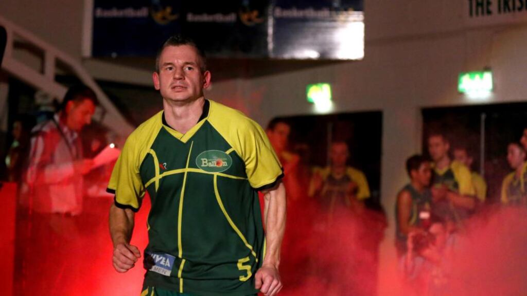 Dublin Inter coach/point guard Mazvydas Cepliauskas will be leading his side’s challenge against Killester. Photo: Cathal Noonan/Inpho