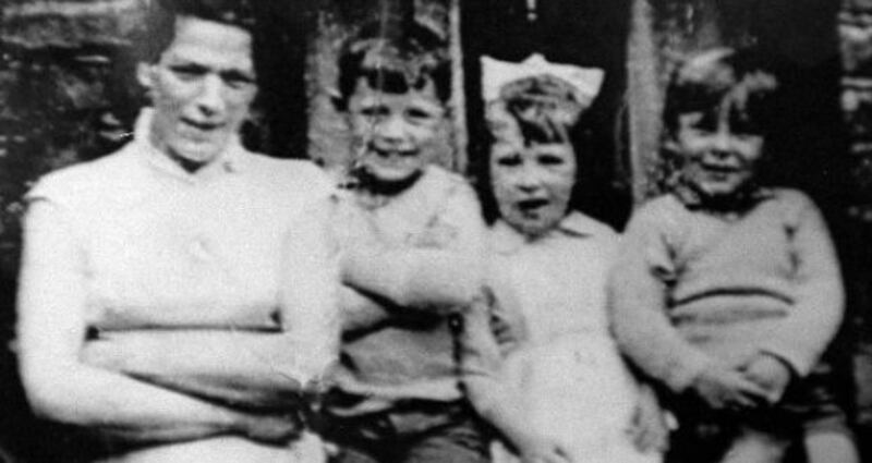 Jean McConville pictured with three of her children shortly before she disappeared in 1972.