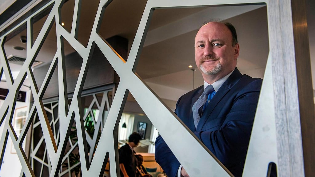 John Brennan at the Hilton Garden Inn: Scraping, he says, ‘is much, much better than a feedback report you get twice a year from some ex-hotelier who now works as a mystery guest’. Photograph: Brenda Fitzsimons/The Irish Times