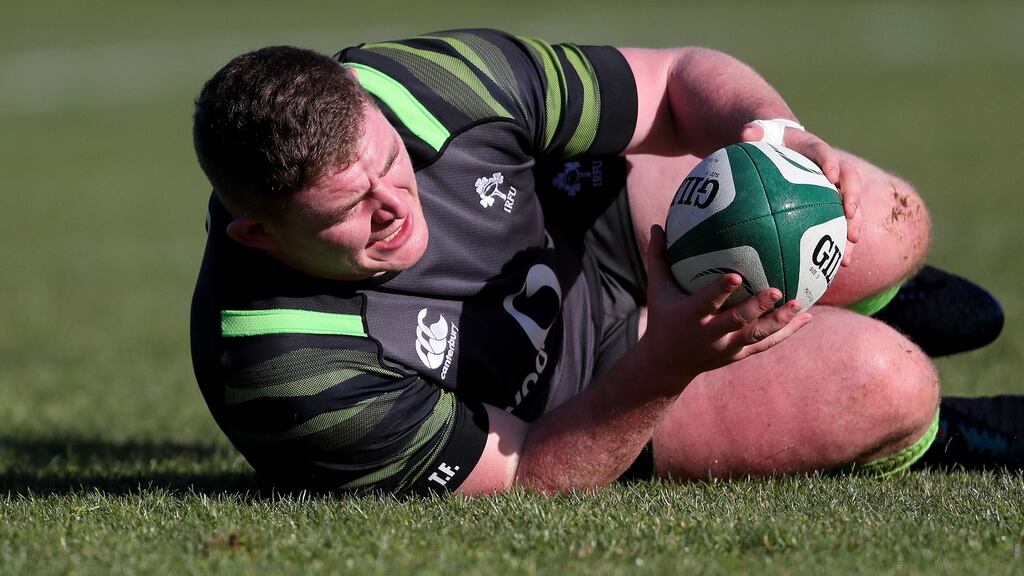 Tadhg Furlong looks set to return to the Irish team for this weekend’s clash with Scotland. Photograph: Dan Sheridan/Inpho