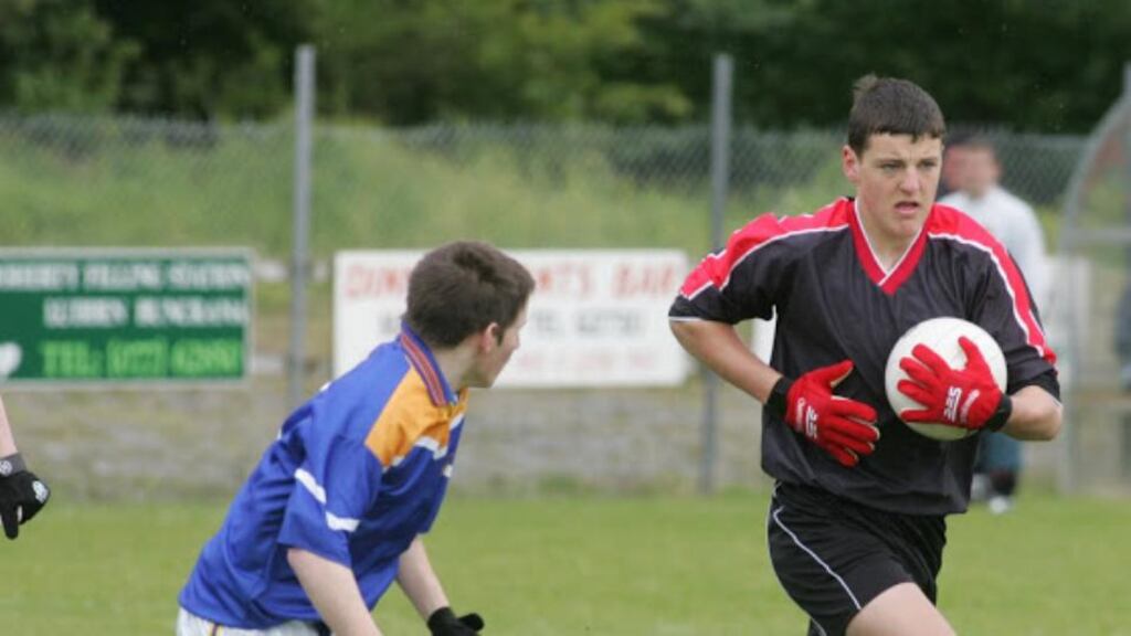 Donegal star Michael Murphy in his schooldays with St Eunan’s Letterkenny. He was on the team beaten by St Mary’s in the 2007 All-Ireland colleges ‘B’ final.