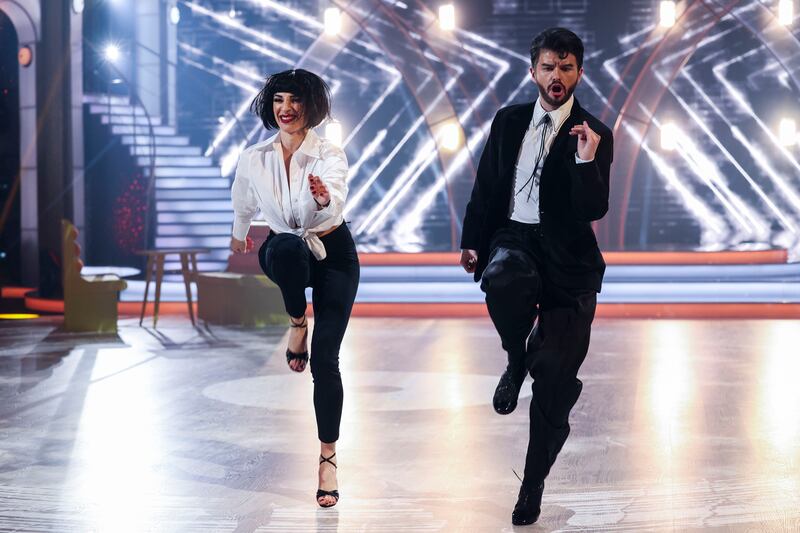 Wild Youth star David Whelan with pro dancer Salome Chachua. Photograph: Kyran O’Brien/kobpix