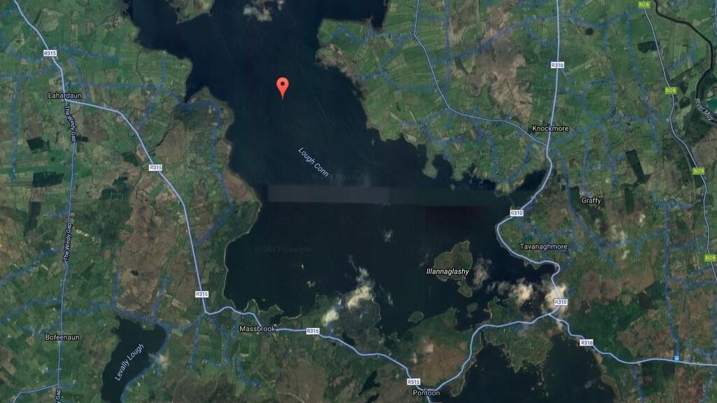 Lough Conn in Co Mayo, with Massbrook towards the southwest. File photograph: Google Street View