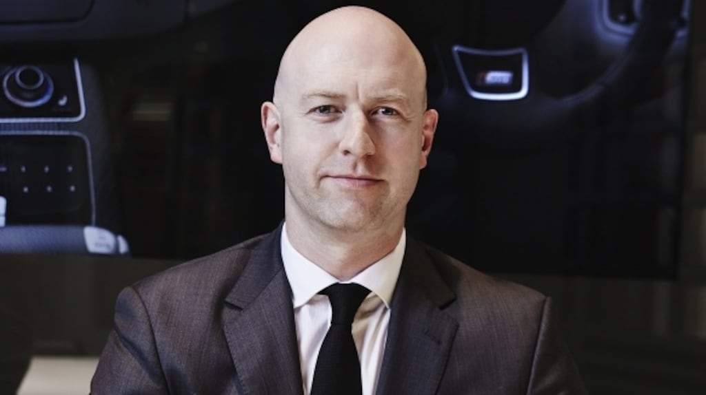 Audi of America executive vice-president and chief operating officer Cian O’Brien: “The advantages of learning the business in a small market is that you have a much wider breath of knowledge across all aspects of the operation.” Photograph: Audi USA