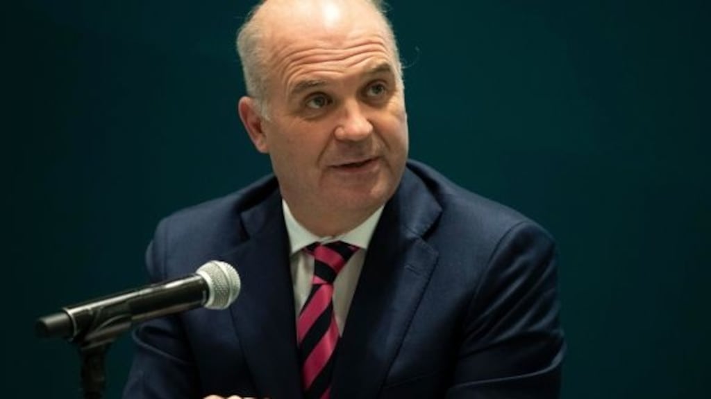 Chief medical officer Dr Tony Holohan said the increase in hospitalisations is unsustainable for the healthcare system. Photograph:Colin Keegan/Collins Dublin