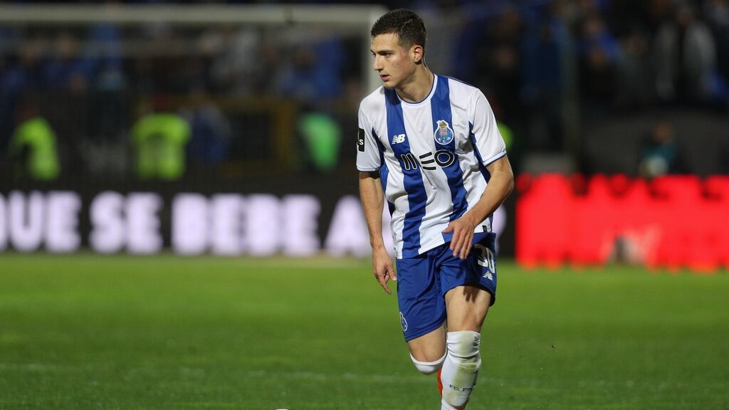 Diogo Dalot has completed his move from Porto to Manchester United. Photo: Getty Images