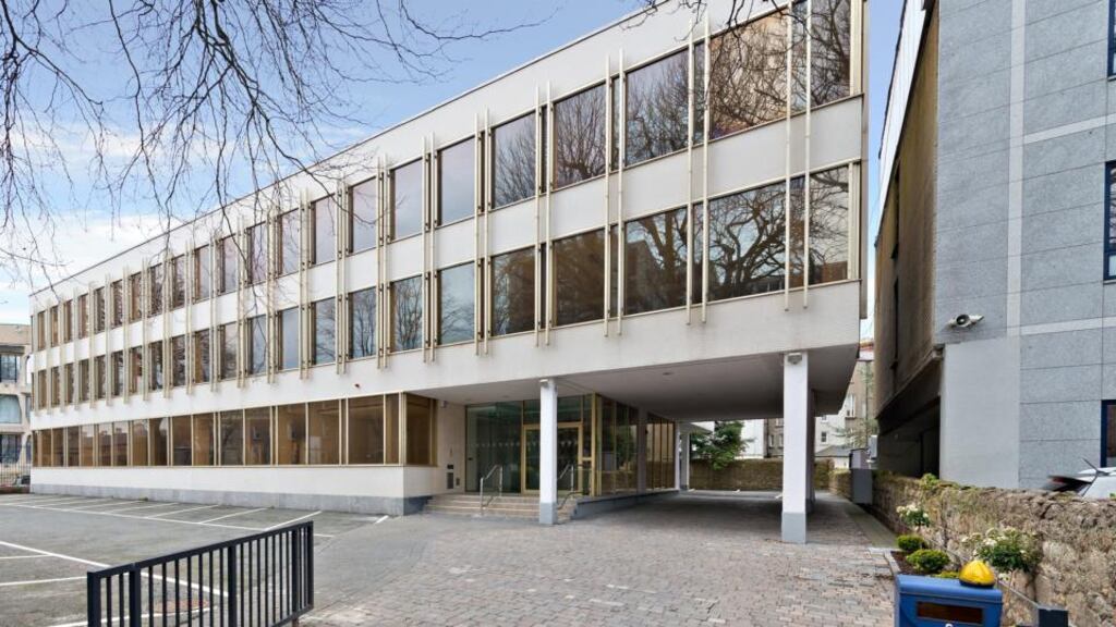 Colm House, Pembroke Road: has a total floor area of 1,382sq m (14,876sq ft) over three floors