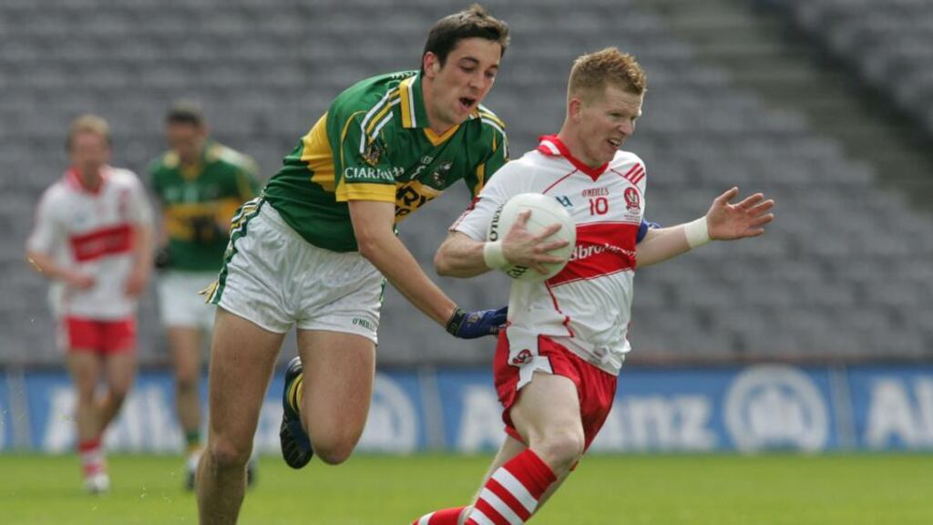 Anthony Maher had an impressive performance on his return to the Kerry side. Photograph: Alan Betson