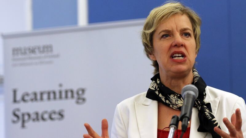 Senator Ivana Bacik speaking at the Deeds not Words? Assessing a Century of Change conference at the National Museum of Ireland at Collins Barracks in Dublin on Saturday. Photograph Nick Bradsha/The Irish Times