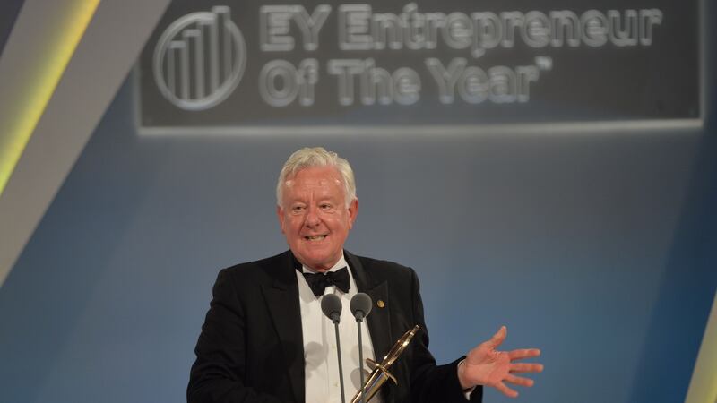 “The feeling that we’re edging towards the end of an economic cycle was made more acute by the sale of Green Reit by property sages Stephen Vernon (above) and Pat Gunne.” Photograph: Alan Betson