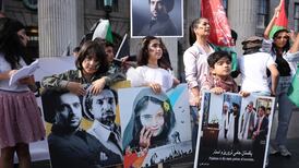 Protest against Taliban regime in Afghanistan held in Dublin
