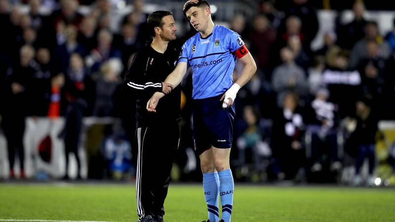 Collie O’Neill will have a battle on his hands to keep UCD in the Premier Division. Photo: Ryan Byrne/Inpho