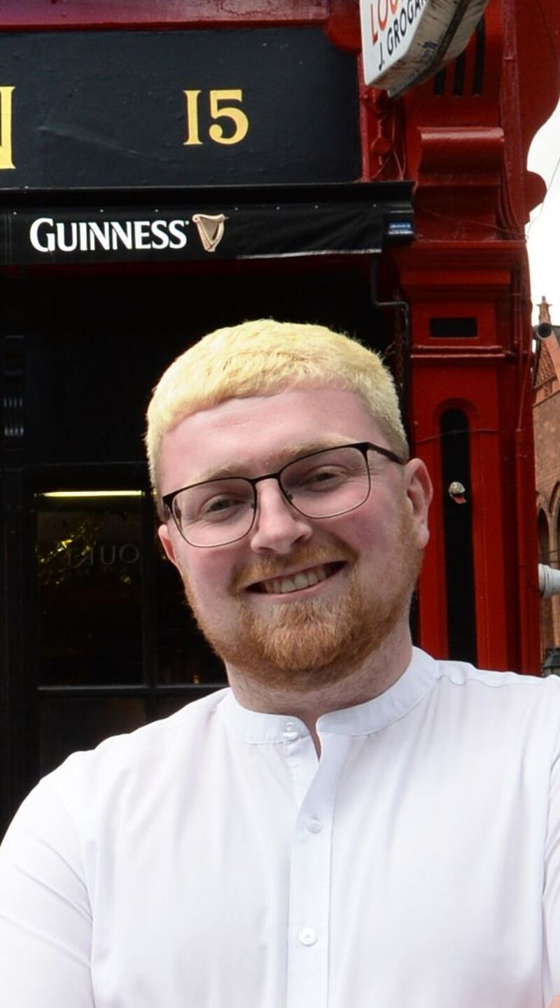 Daniel Smith, marketing manager at Grogan’s pub, South William Street, Dublin. Photograph: Dara Mac Dónaill