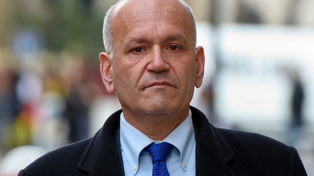 Doug Richard arrives at The Old Bailey on Monday to face child sex charges. Photograph: Ben Pruchnie/Getty Images