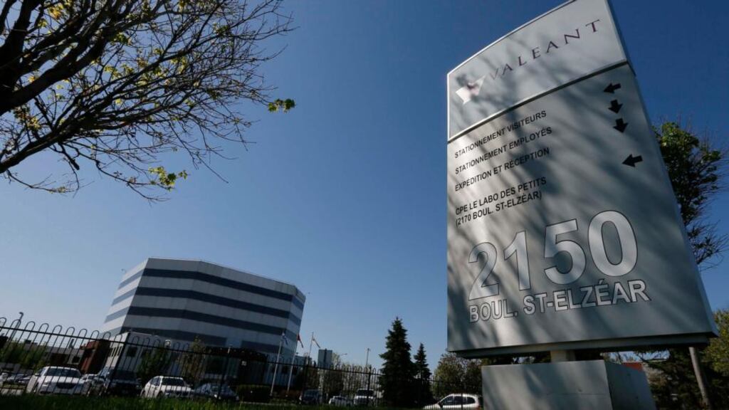 The head offices of Valeant Pharmaceuticals International in Quebec. The ISS report comes as Allergan’s largest shareholder, hedge fund Pershing Square Capital Management, is urging the Botox maker to sell itself to Valeant. Photograph: Reuters/Christinne Muschi