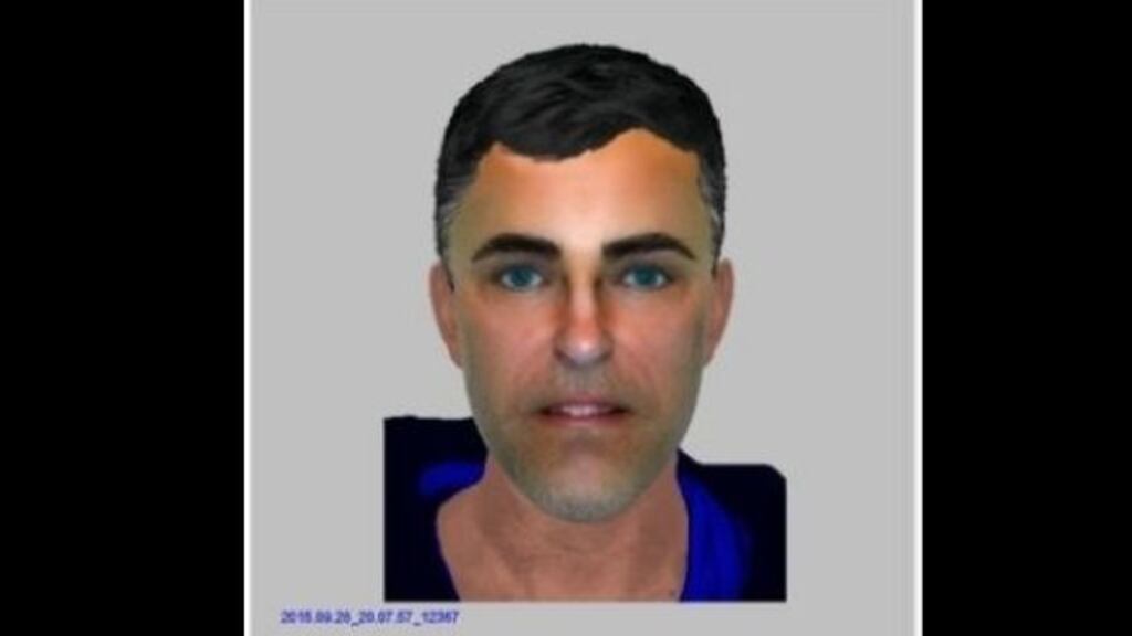 An e-fit, released by Hampshire police, of the Morgan Savage.