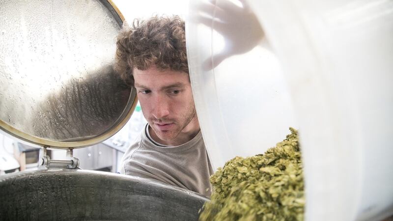 Brewer Peter Reynier at work.