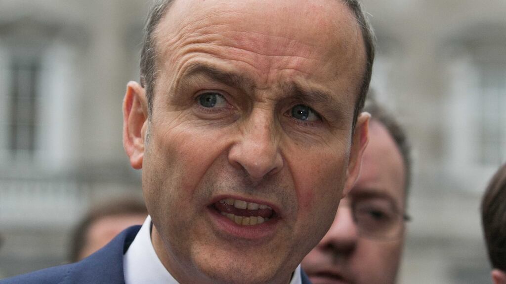 Fianna Fáil leader Micheál Martin: asked if willingness of Opposition parties to participate in campaign would be taken on board. Photograph: Gareth Chaney/Collins