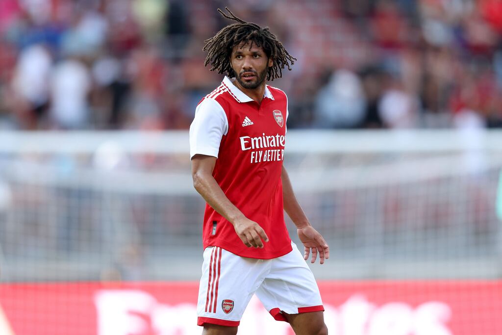 Mohamed Elneny of Arsenal. Photograph: Alexander Hassenstein/Getty