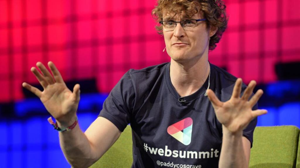 Paddy Cosgrave: founder of The Web Summit. Photograph: Eric Luke / The Irish Times