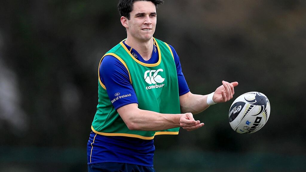 Joey Carbery: mans the fullback berth for Leinster against Dragons at Rodney Parade. Photograph: Donall Farmer/Inpho