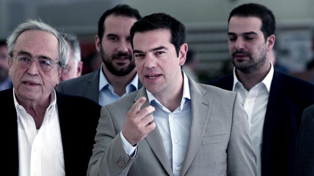 Greek prime minister Alexis Tsipras submittted a new refrom proposal to the troika on Monday. Photograph: Angelos Tzortzinis/AFP/Getty Images