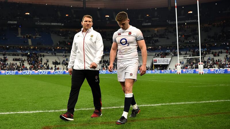 Dylan Hartley takes the England captaincy back off Owen Farrell. Photograph: Dan Mullan/Getty