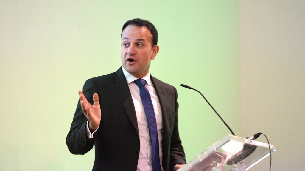 Taoiseach Leo Varadkar: The Government is  facing a motion of no confidence in Minister for Housing Eoghan Murphy in the Dáil on Tuesday.  Photograph: Dara Mac Dónaill