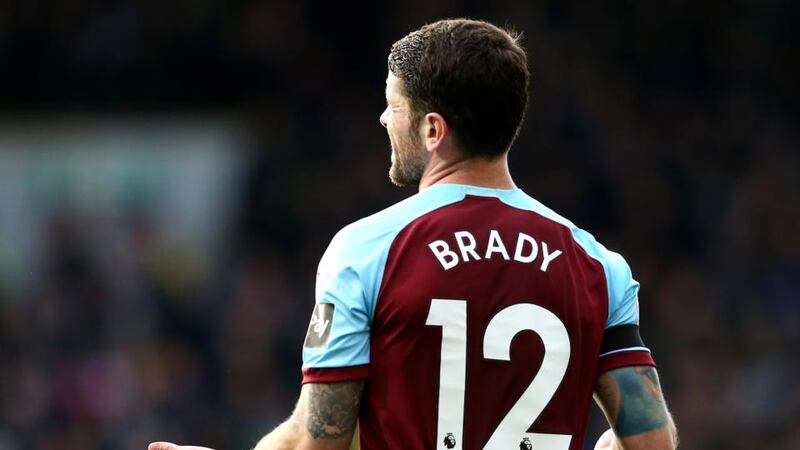 Robbie Brady made his return to action as Burnley were beaten 4-0 by Chelsea. Photograph: Jan Kruger/Getty