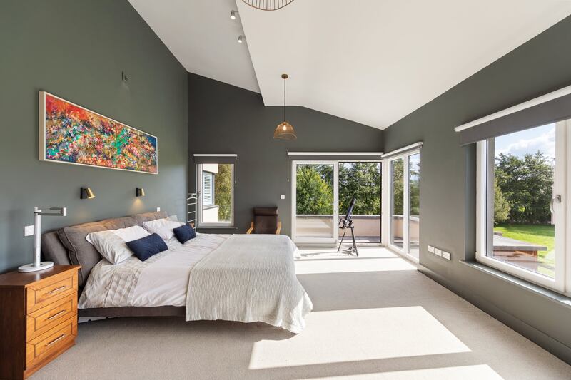 Main bedroom with private balcony