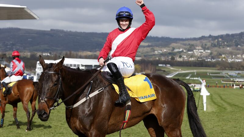 Rachael Blackmore will take the ride on Allaho again this week. Photograph: Inpho