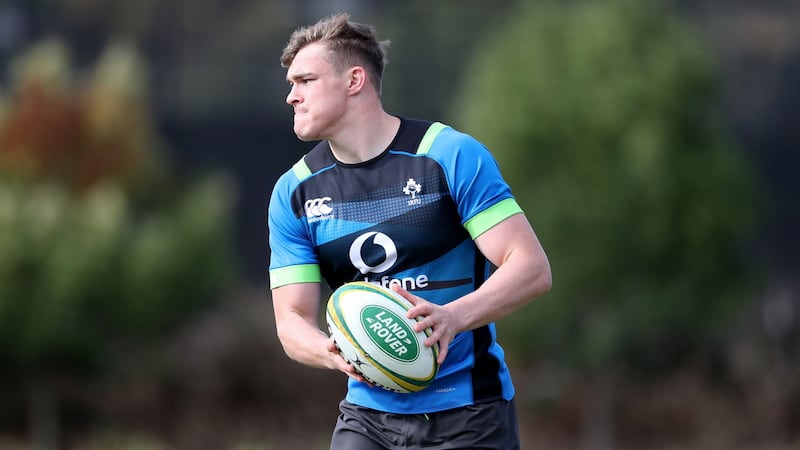 Garry Ringrose comes in to partner Robbie Henshaw in midfield. Photograph: Dan Sheridan/Inpho