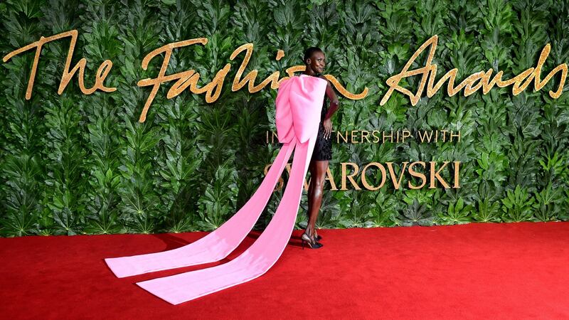 Alek Wek at the British Fashion Awards. Photograph: Ian West/PA Wire