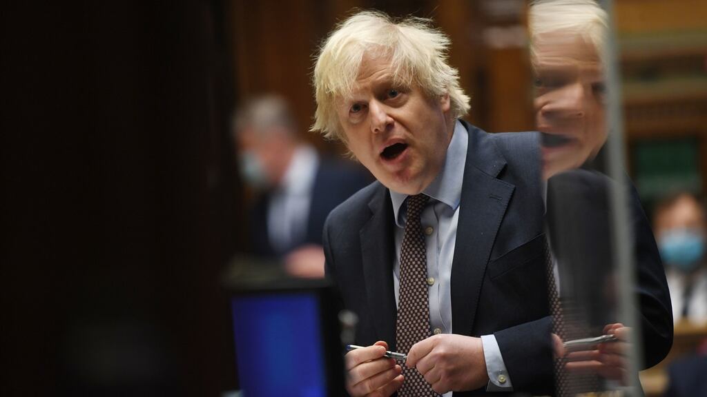 UK prime minister Boris Johnson: his government remains committed to the protocol and informed “at official level” the European Commission and the Government of its move. Photograph: Jessica Taylor/PA